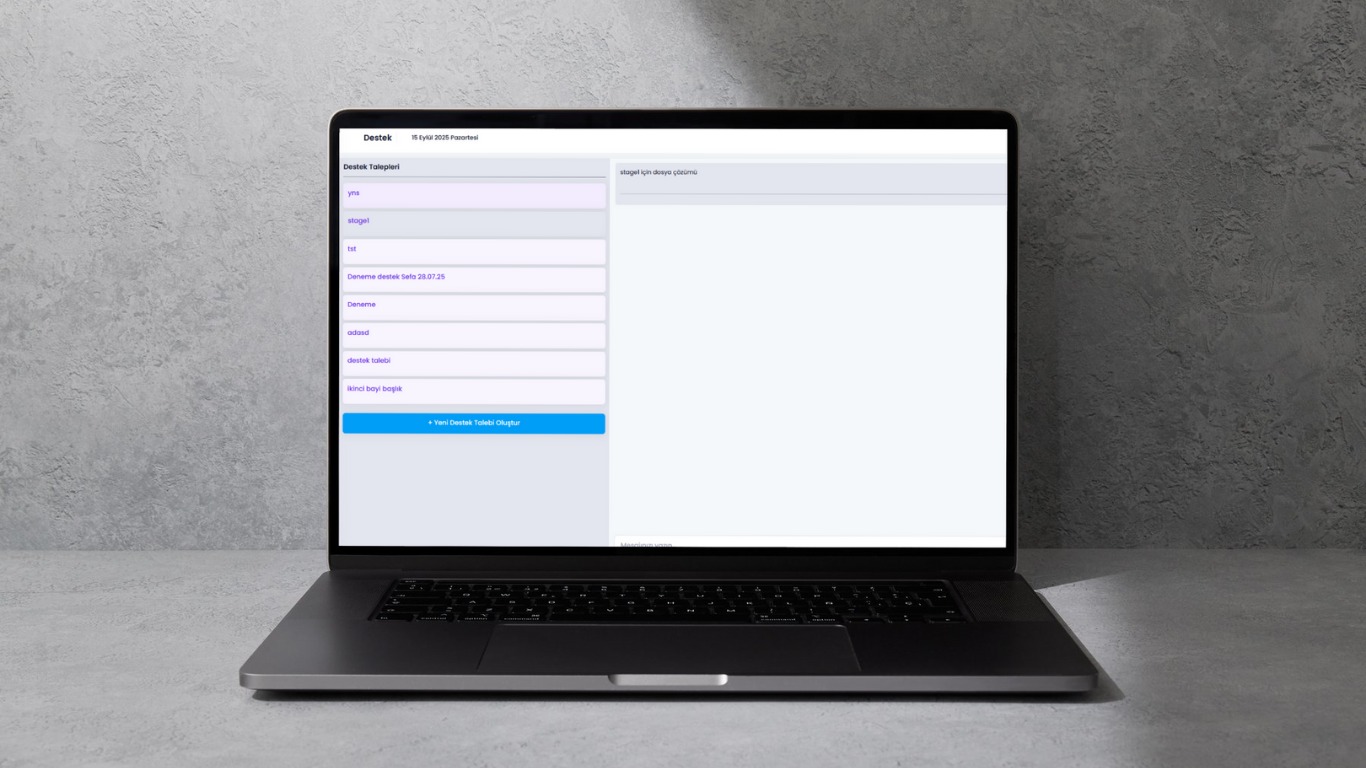 Kullanıcı Destek Paneli